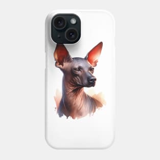 Xoloitzcuintli Watercolor - Beautiful Dog Phone Case