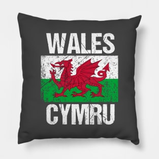 Wales - Welsh Flag - Cymru Pillow