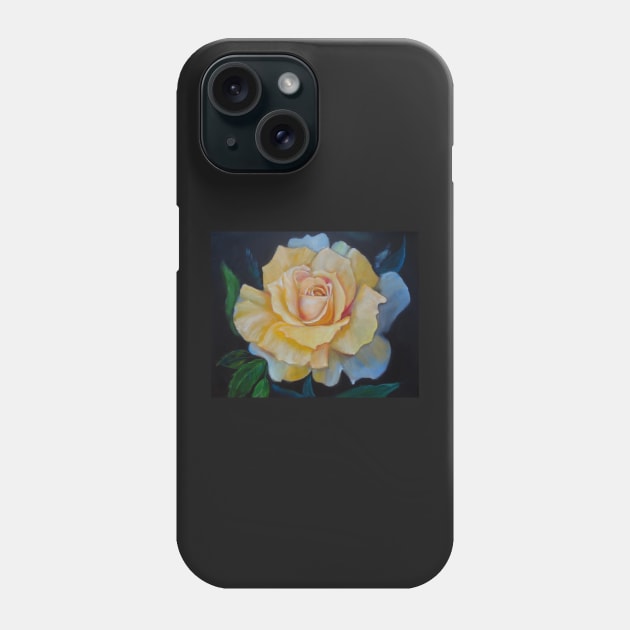 Yellow Rose Phone Case by jennyleeandjim