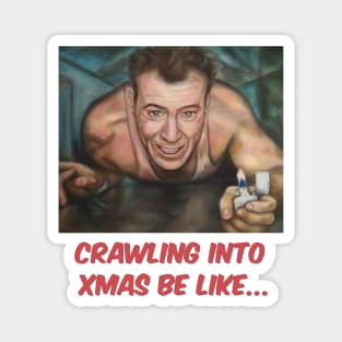 Die Hard (1988): Crawling into Christmas Magnet