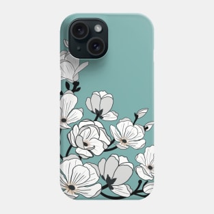 Beautiful Magnolia Blossoms Phone Case