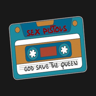 god save the queen cassette T-Shirt