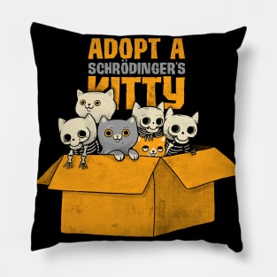 Adopt a kitty Pillow