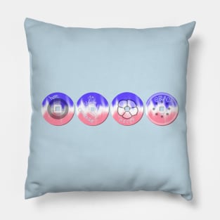 Trans Pride Coins Pillow