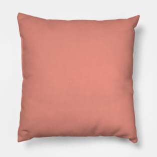 minimalist preppy chic girly Coral color Solid Blush pink Pillow