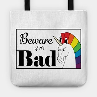 Beware of the Bad Unicorn Meme, Unicorn Print, Bad Unicorn, Unique Design, Tote