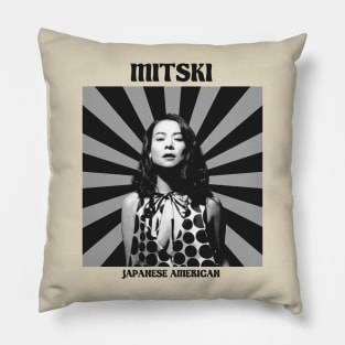 Mitski Japan Sun Monochrome Pillow