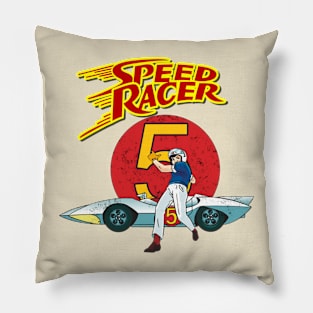 Mach 5 Speed Racer FInish Pillow