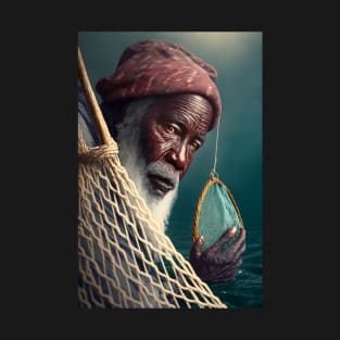 African Old Fisherman T-Shirt