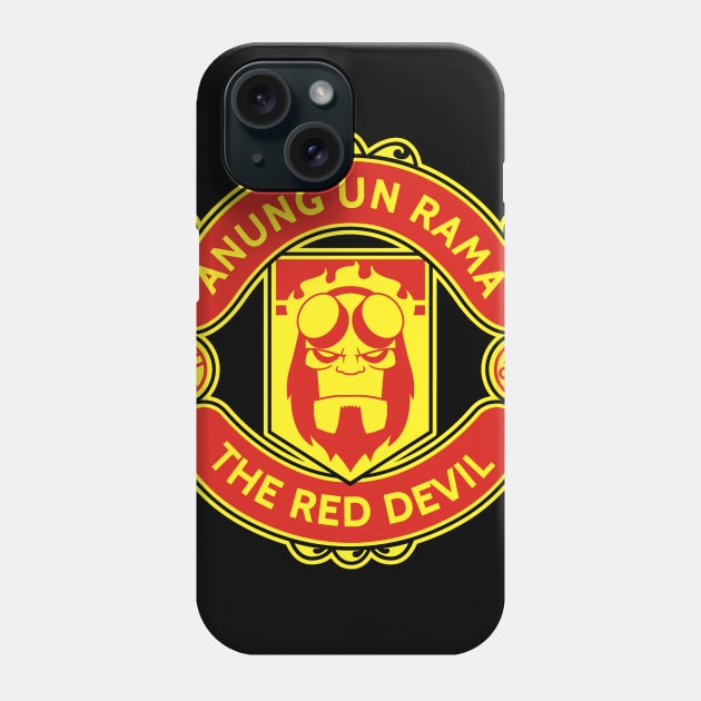 The Red Devil Logo Phone Case by akawork280