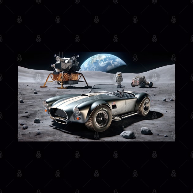 1965 Shelby Cobra on the Moon by NebulaWave