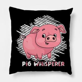 Pig Whisperer Pillow