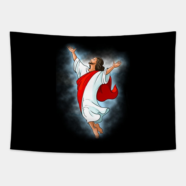 miracles of jesus Tapestry by sandra0021tees