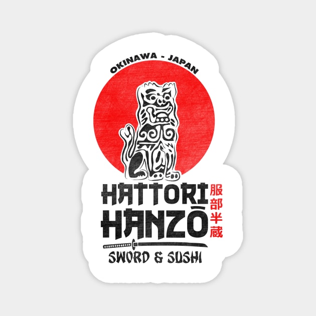 Hattori Hanzo Magnet by Melonseta