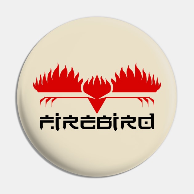 Firebird Software Retro Games Logo Pin by Meta Cortex