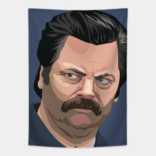 Ron Swanson Tapestry