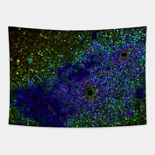 Black Panther Art - Glowing Edges 132 Tapestry
