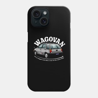 3G CIVIC WONDER WAGOVAN SHUTTLE BLACK Phone Case