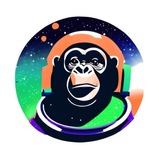 Chimpanzee Astronaut 16 T-Shirt