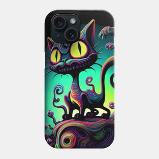 Psychedelic Cat 34.0 Phone Case