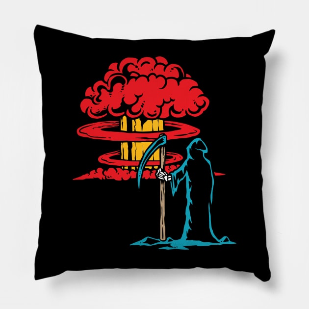 Death unemployment Pillow by tdK