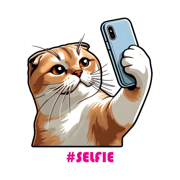 Cat Selfie by Rawlifegraphic