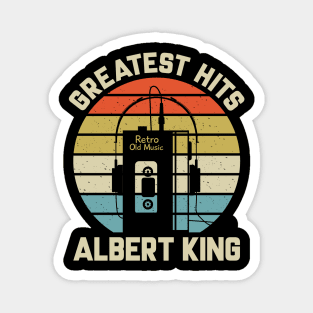 Greatest Hits Albert Retro Walkman King Vintage Art Magnet