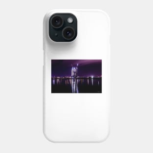 Victoria Harbour, Melbourne Docklands at night, Victoria, Australia. Phone Case