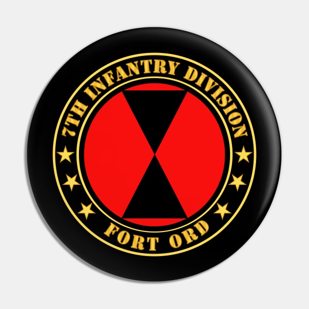 7th Infantry Division - Fort Ord Pin by twix123844