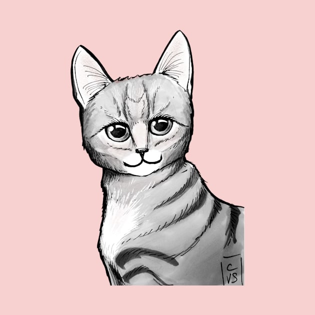 Kitty portrait by Cleyvonslay