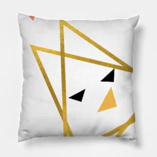 funny triangle Pillow