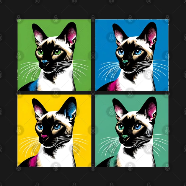 Javanese Cat Pop Art - Cat Lovers by PawPopArt