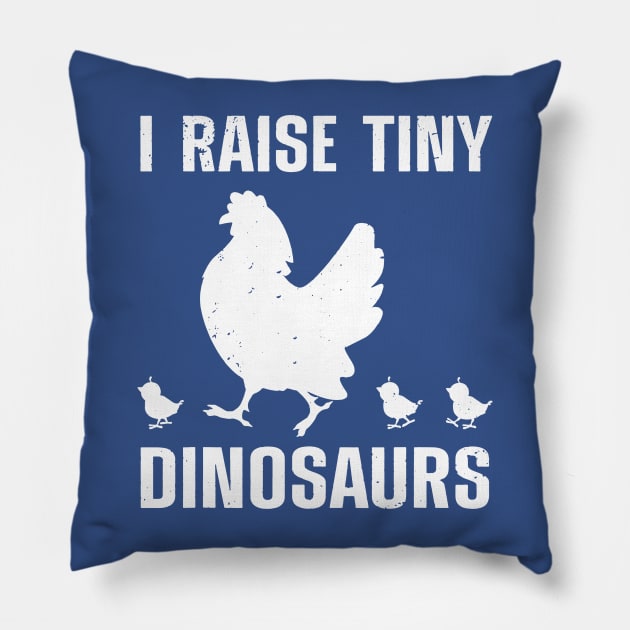 i raise tiny dinosaurs 2 Pillow by AmorysHals