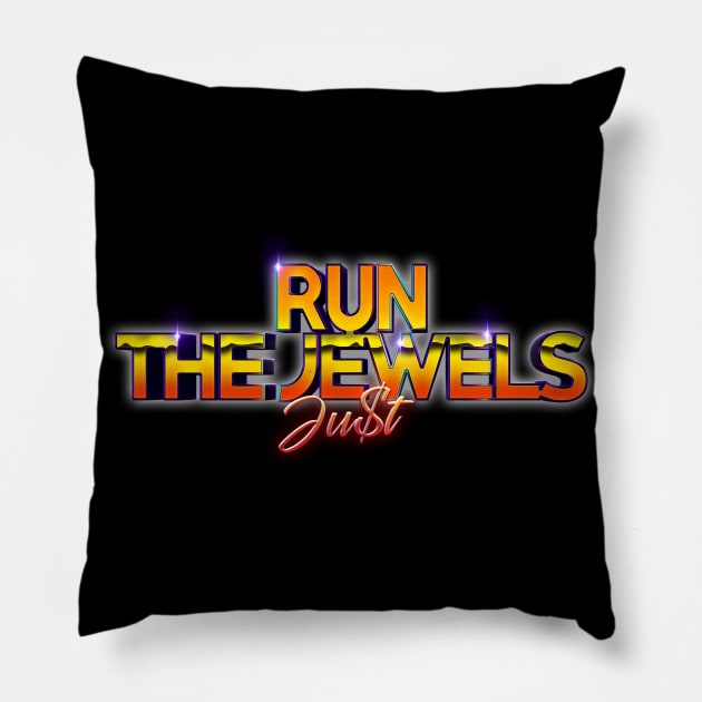 Just Run The Jewels Pillow by yellowed