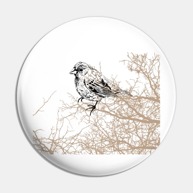 bird print Pin by rachelsfinelines