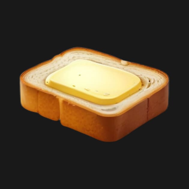 Butter Toast Sandwich Bread Vintage Yummy Kawaii Coffee Since by Flowering Away
