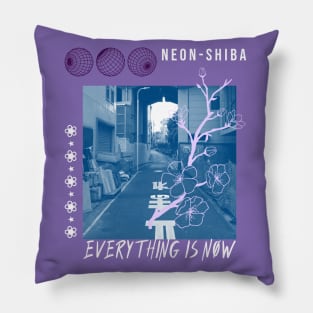 NEON-SHIBA | Everything Is Now Pillow