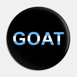 GOAT Flag Argentina Messi Pin