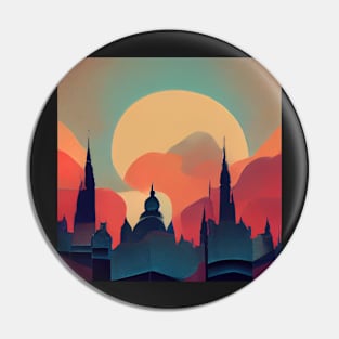 Budapest | Comics Style Pin