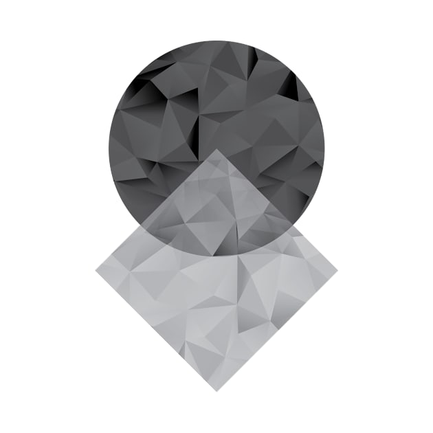 Grey Geometric Shapes by thecraftysimian