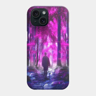 trippy forest Phone Case