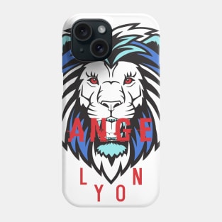 SangerLyon motif Rouge/Bleu marine Phone Case