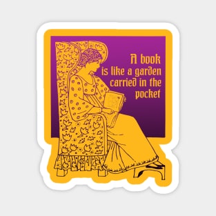 A book is like a garden Magnet