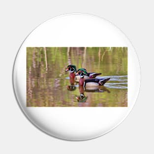 Wood Ducks B.F.F. - Ottawa, Canada Pin