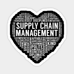 Supply Chain Management Heart Magnet