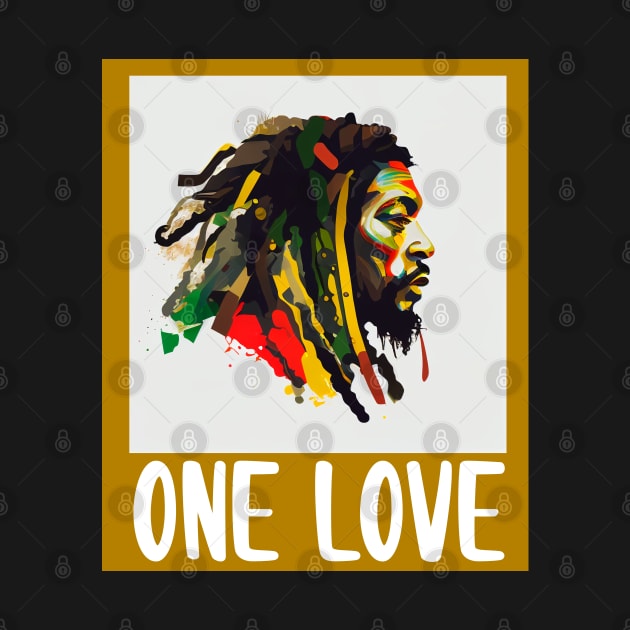 Rasta One Love Reggae Rastafari by Merchweaver