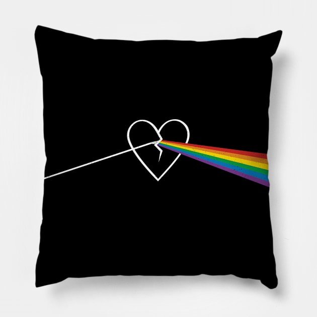 The Dark Side of Love Pillow by katiestack.art