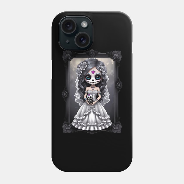 Bonechill Bride Phone Case by Absinthe Society 