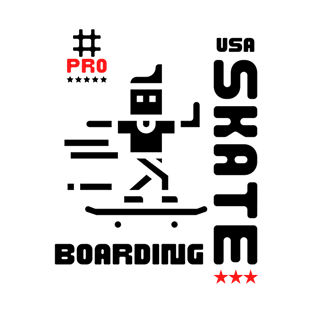 pro skate boarding T-Shirt