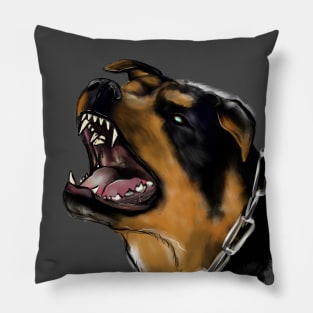 Angry Dog Pillow